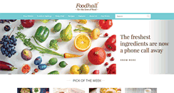 Desktop Screenshot of foodhallonline.com